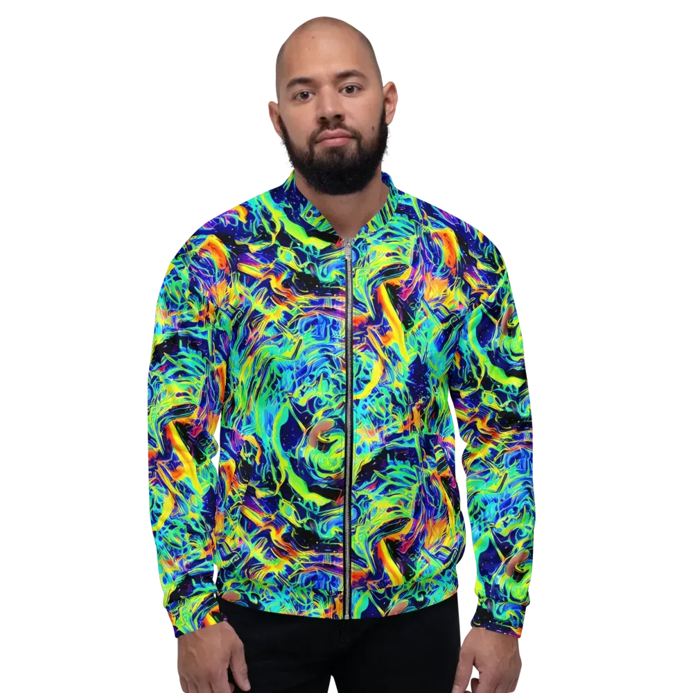 Sonic Aurora on Bomber Jacket — Front