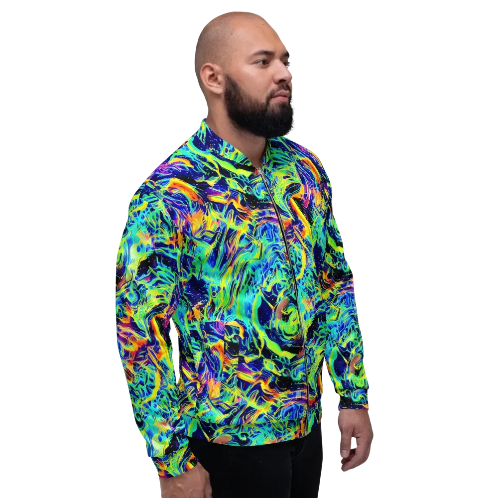Sonic Aurora on Bomber Jacket — Right
