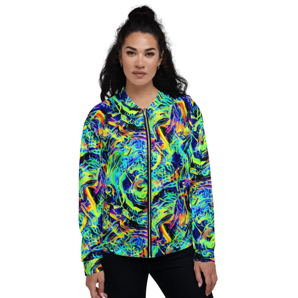 Sonic Aurora on Bomber Jacket — Front