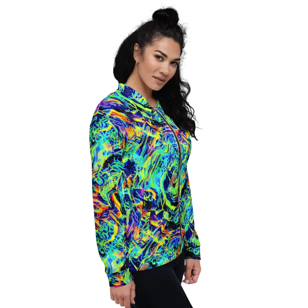 Sonic Aurora on Bomber Jacket — Right
