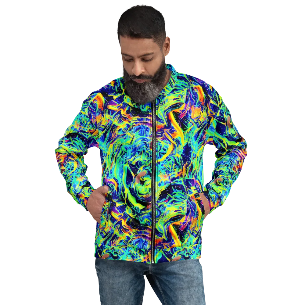 Sonic Aurora on Bomber Jacket — Front
