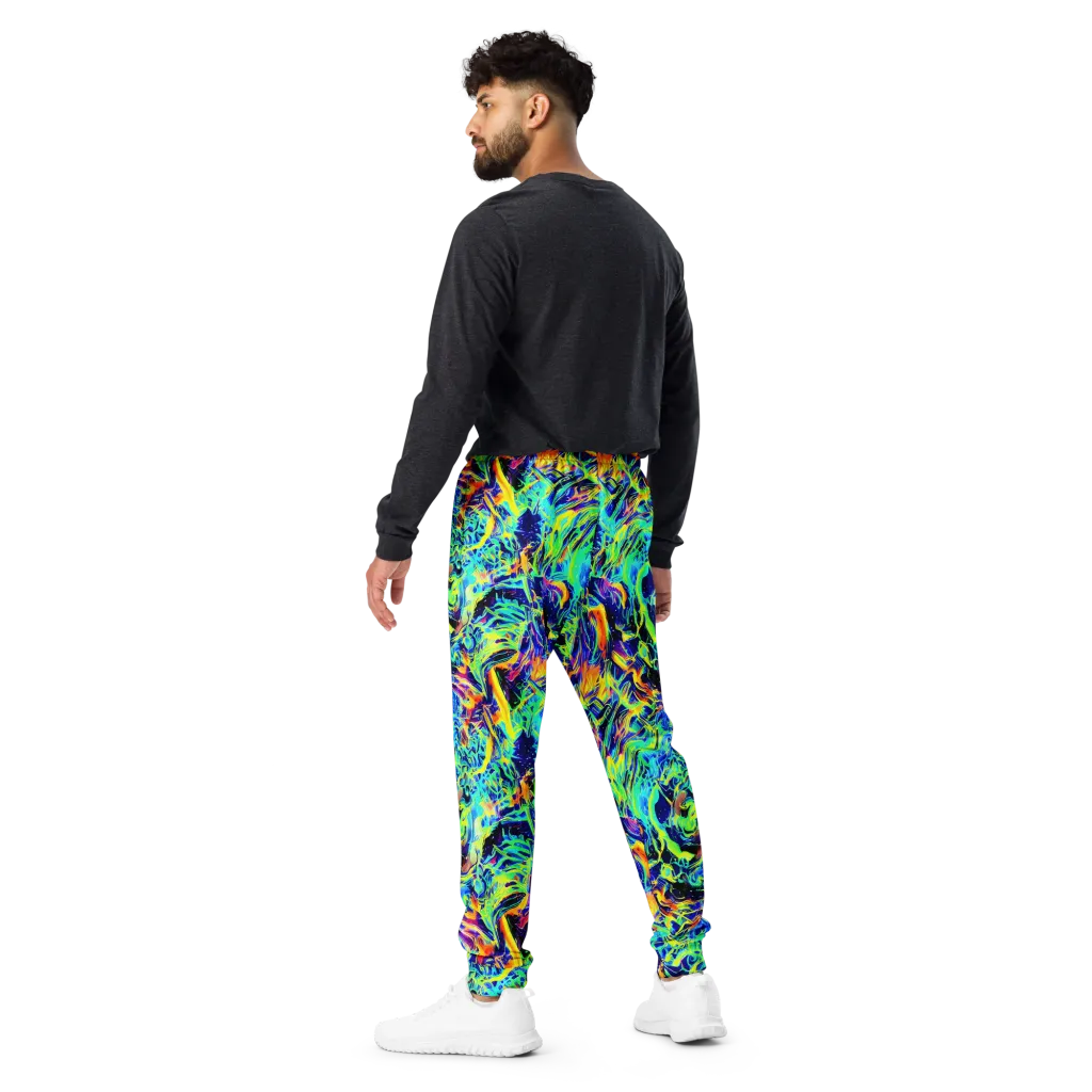 Sonic Aurora on Men's Joggers — Back
