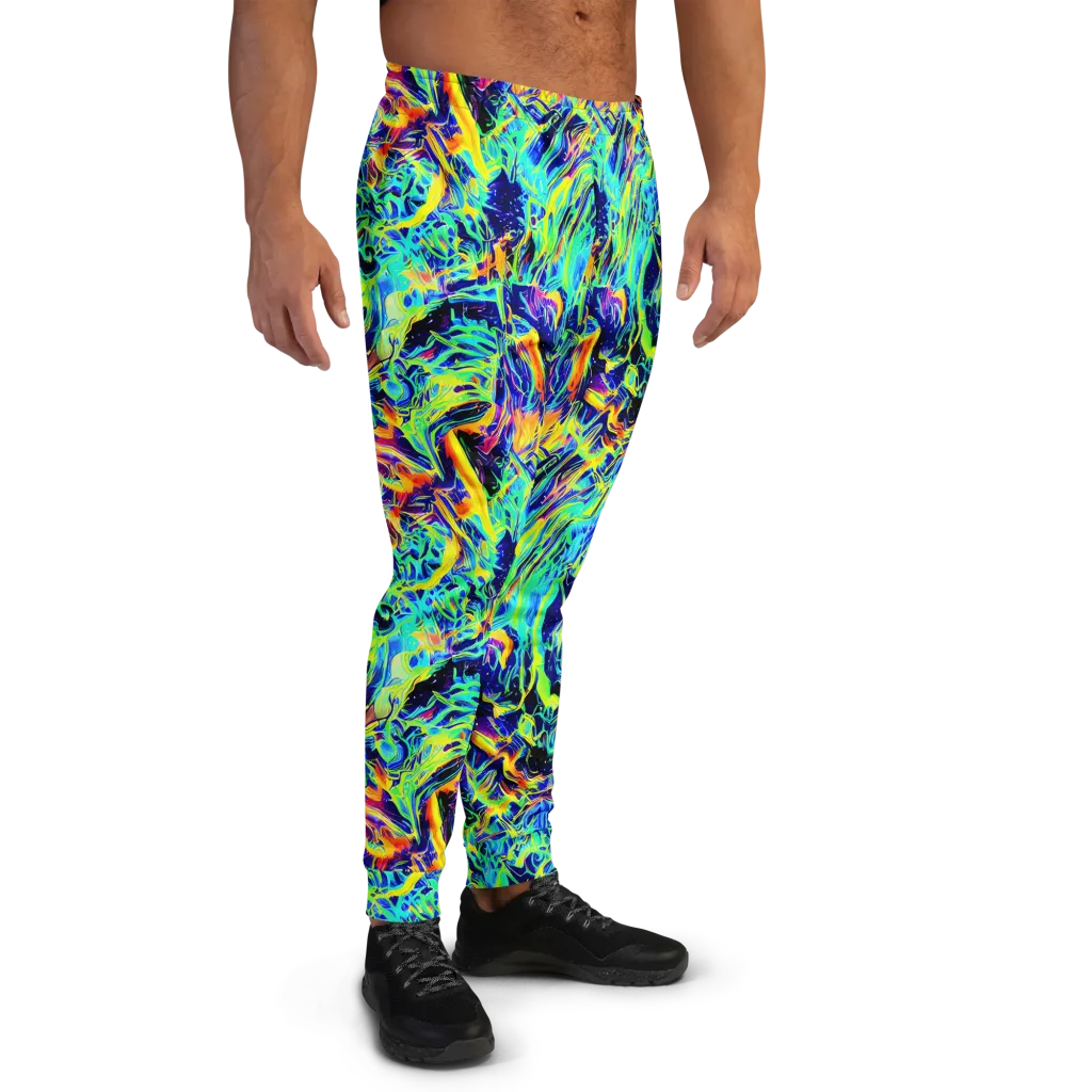 Sonic Aurora on Men's Joggers — Right