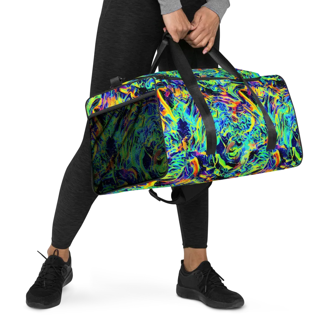 Sonic Aurora on Duffle Bag — Right Front