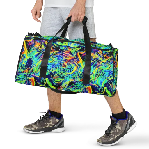 Sonic Aurora on a Duffle Bag