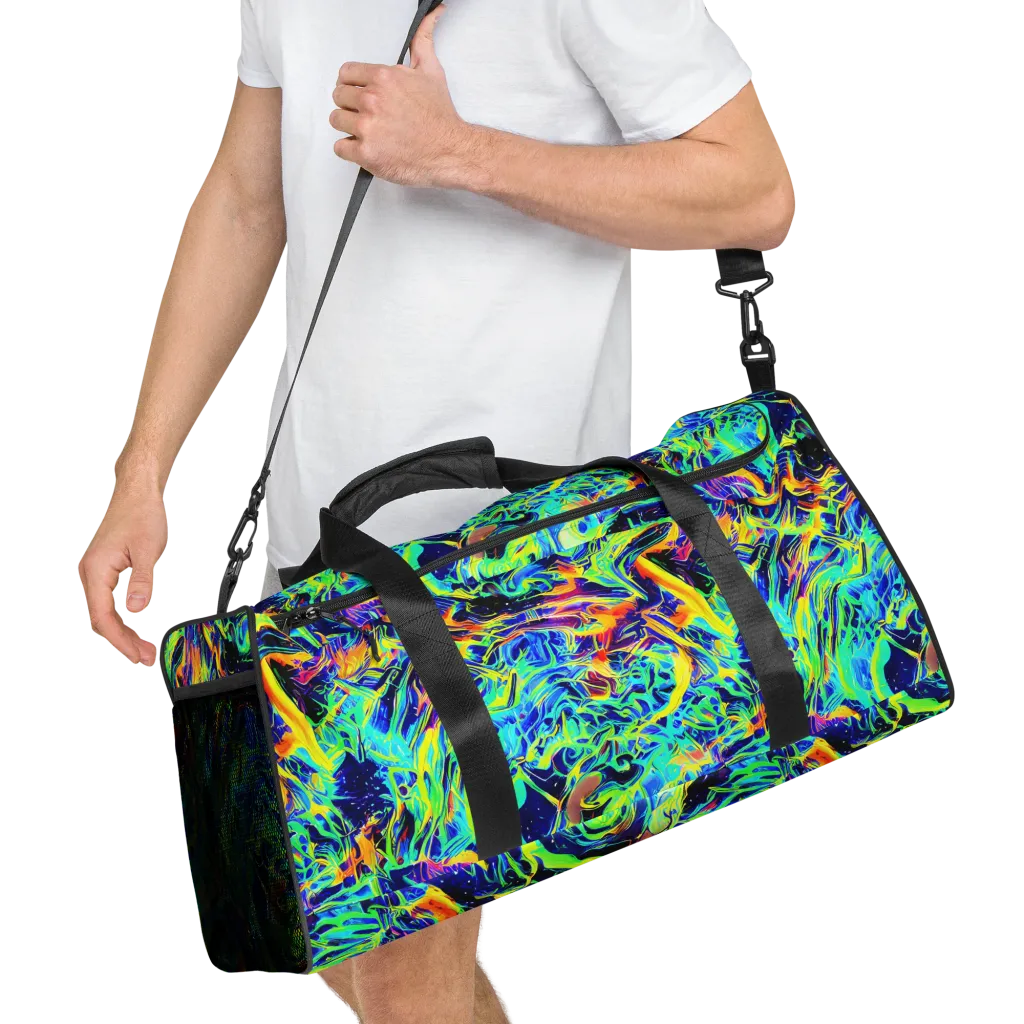 Sonic Aurora on Duffle Bag — Right Front