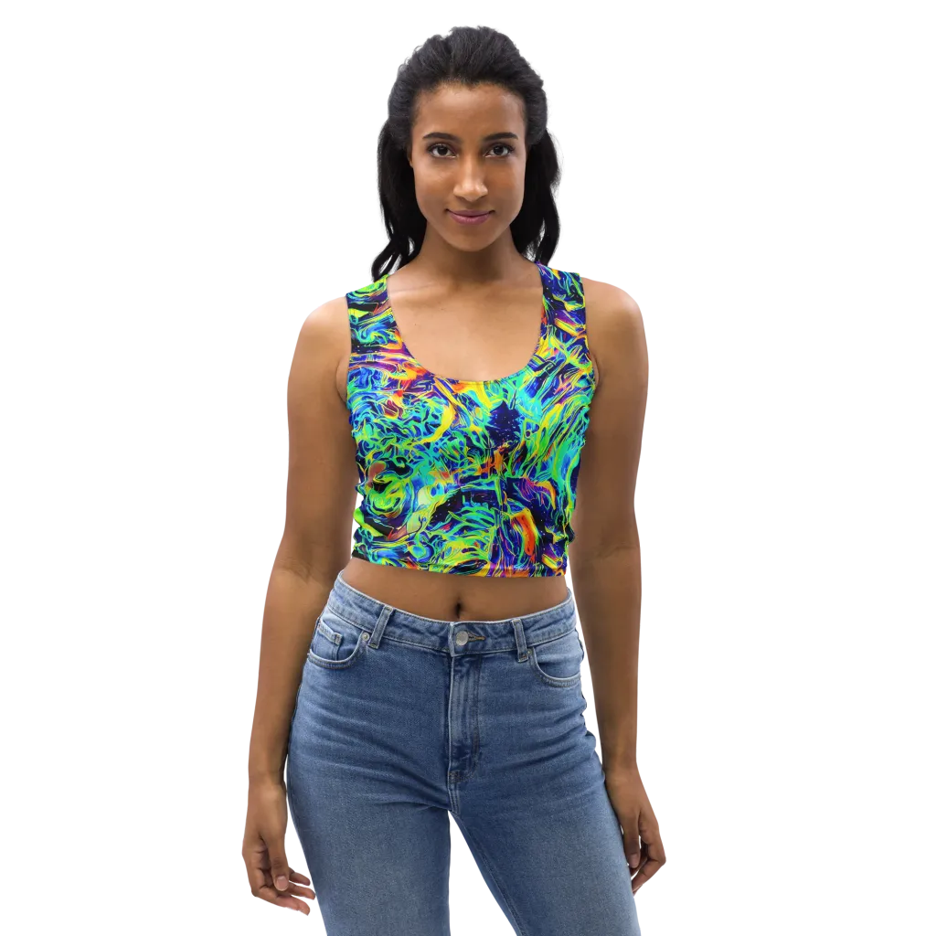 Sonic Aurora on Crop Top — Front