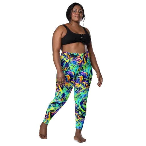 Sonic Aurora on a Leggings with Pockets