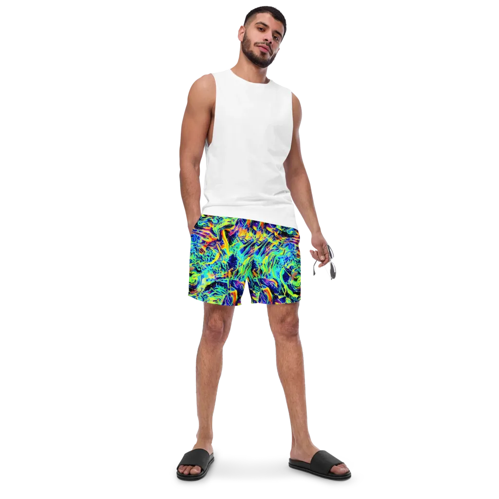 Sonic Aurora on Swim Trunks — Front