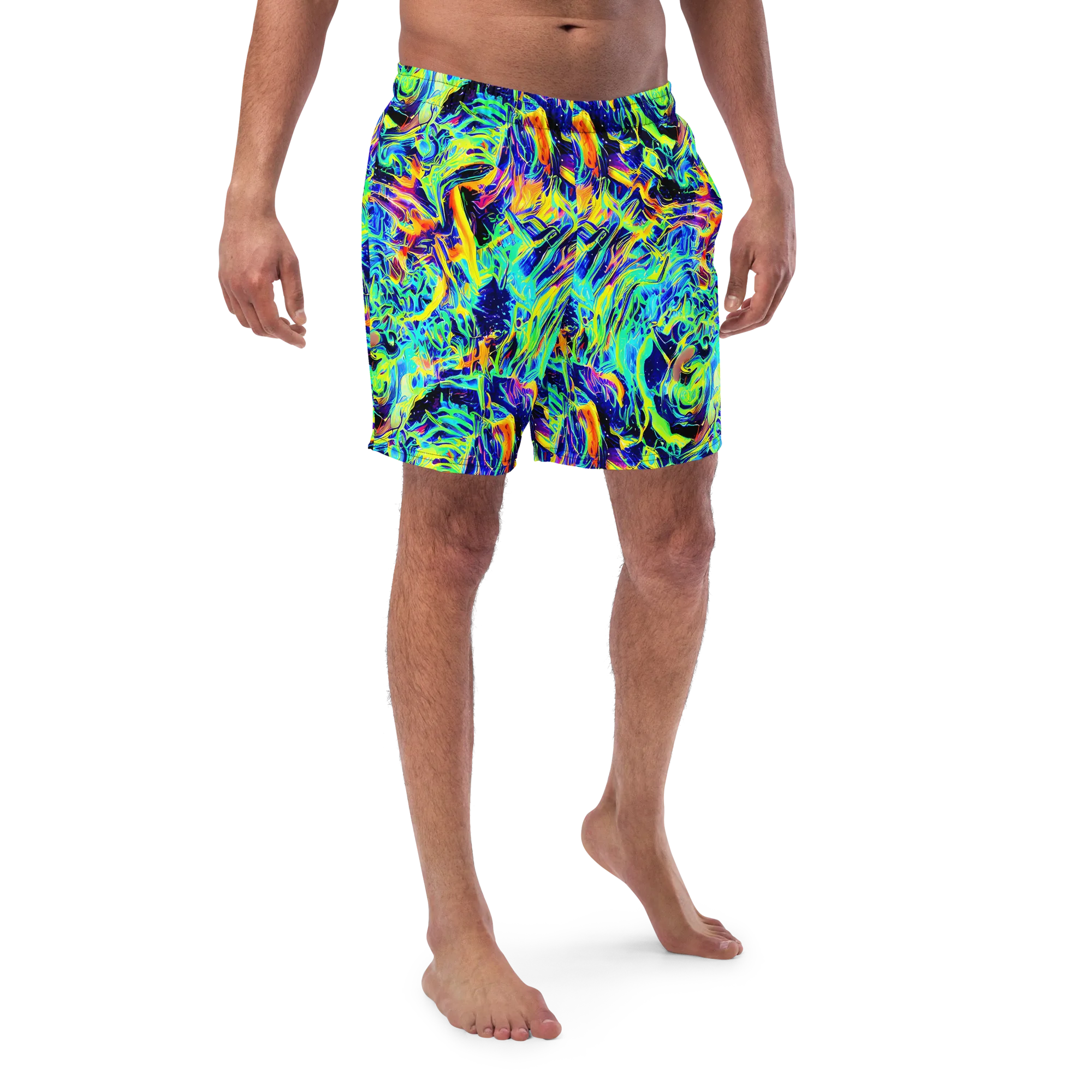 Sonic Aurora on Swim Trunks — Front