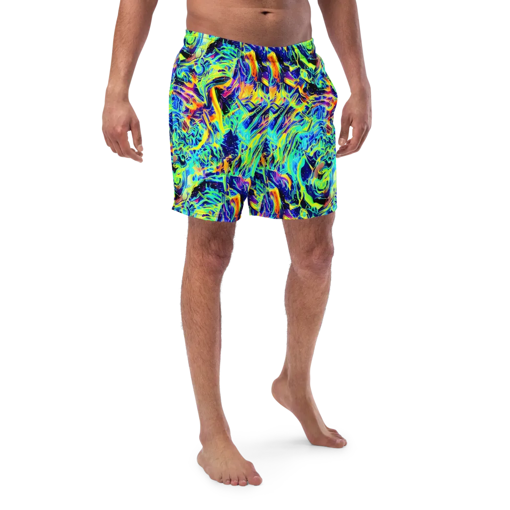 Sonic Aurora on Swim Trunks — Front