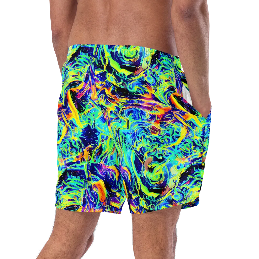 Sonic Aurora on Swim Trunks — Right Back