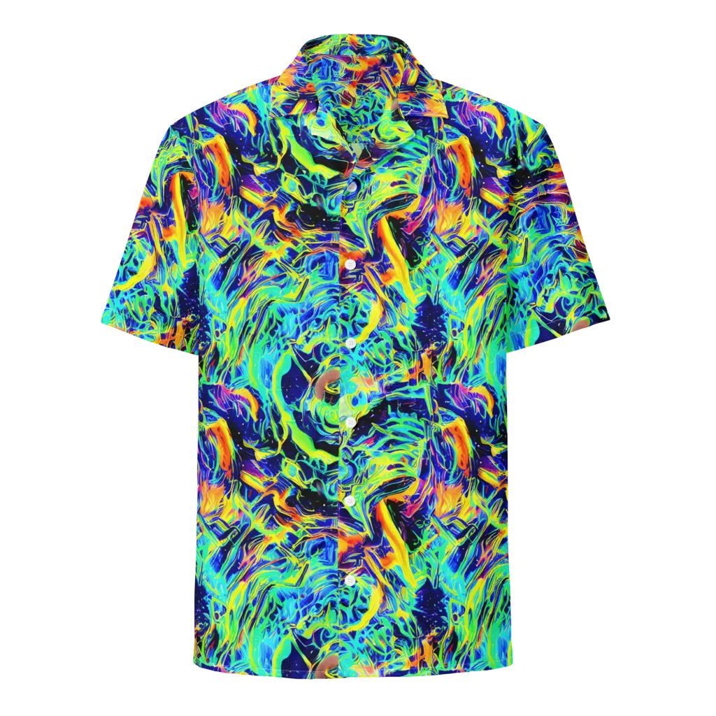 Sonic Aurora on Button Shirt — Front