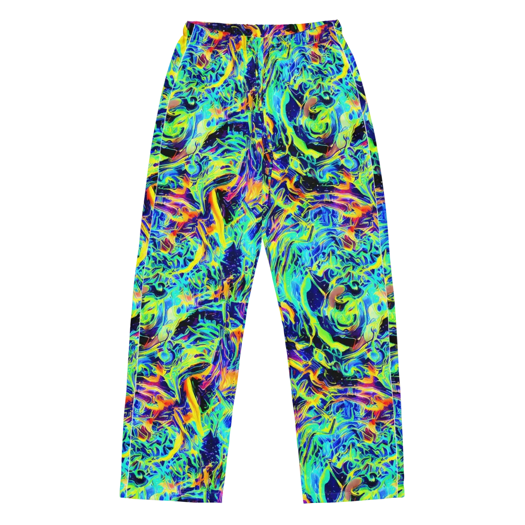 Sonic Aurora on Women's Pajama Pants — Front