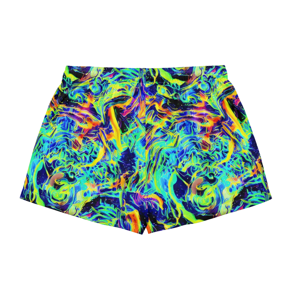Sonic Aurora on Women's Pajama Shorts — Back