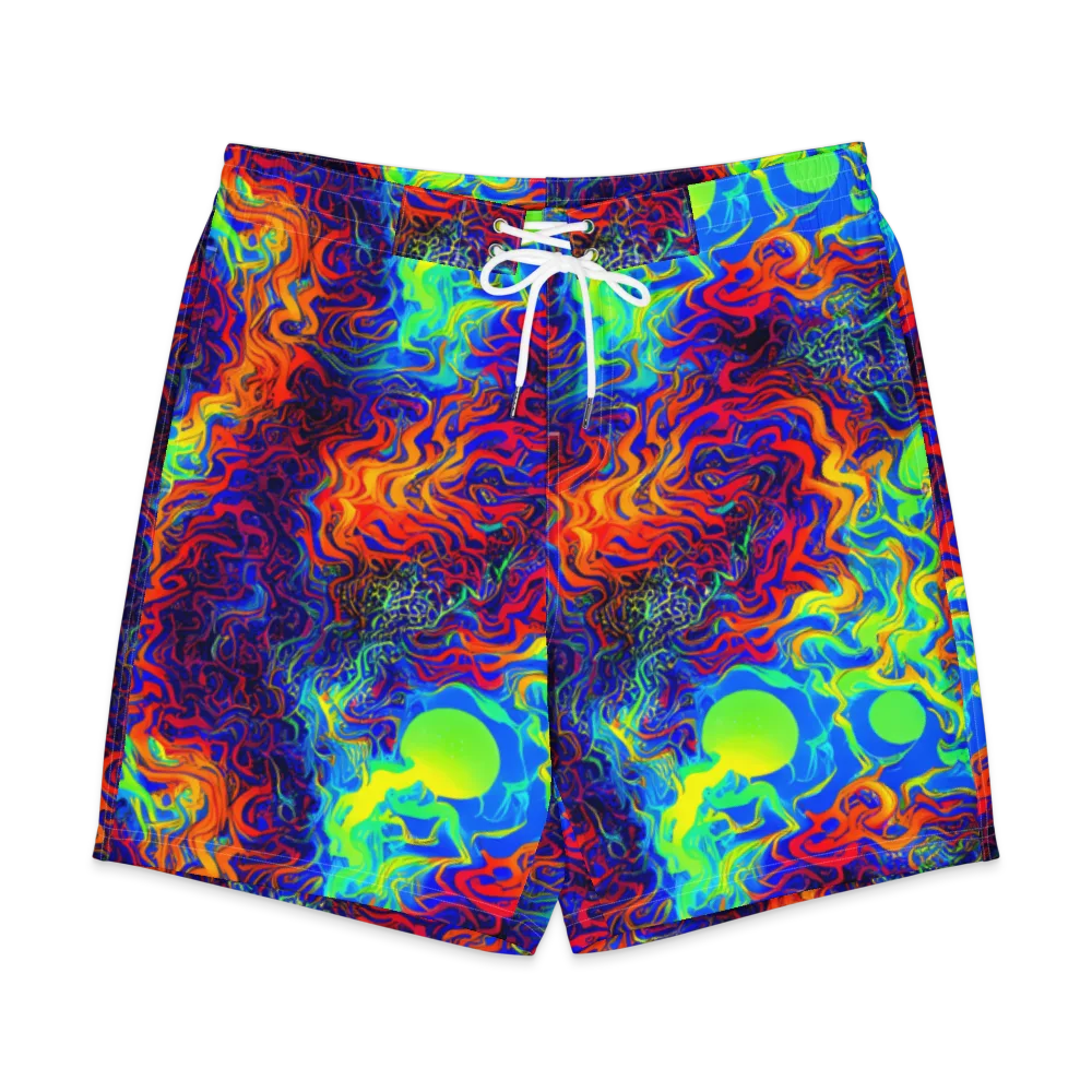 Luminous Havoc on Men's Board Shorts — Front