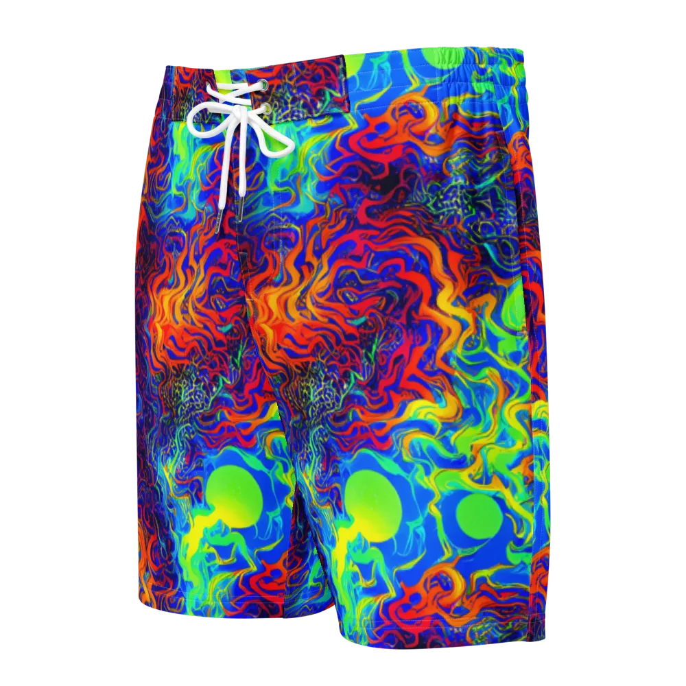 Luminous Havoc on Men's Board Shorts — Front