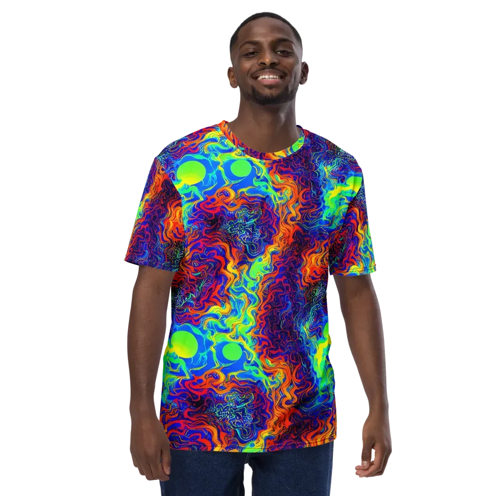 Luminous Havoc on Men's Crew Neck T-Shirt — Front
