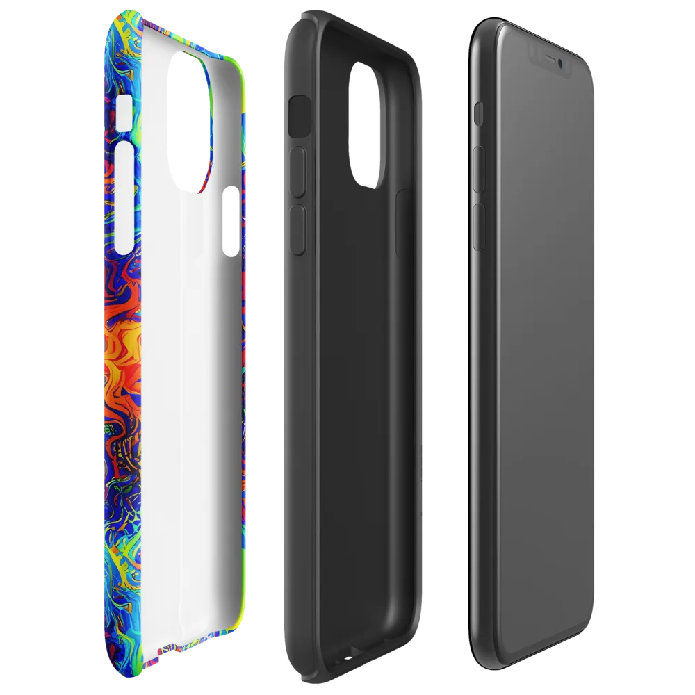 Luminous Havoc on Tough Case for iPhone® — Right