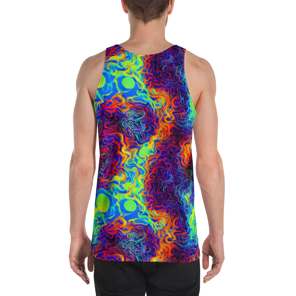 Luminous Havoc on Men's Tank Top — Back