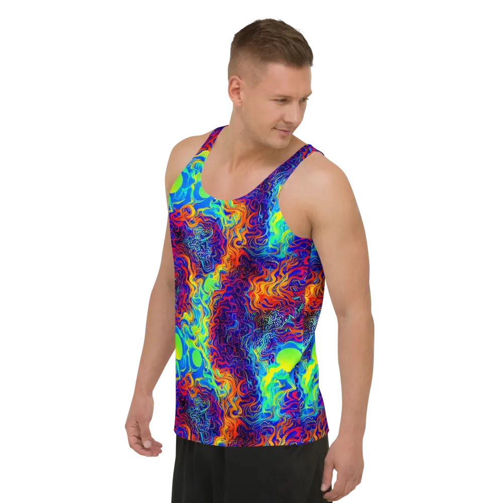 Luminous Havoc on Men's Tank Top — Left Front