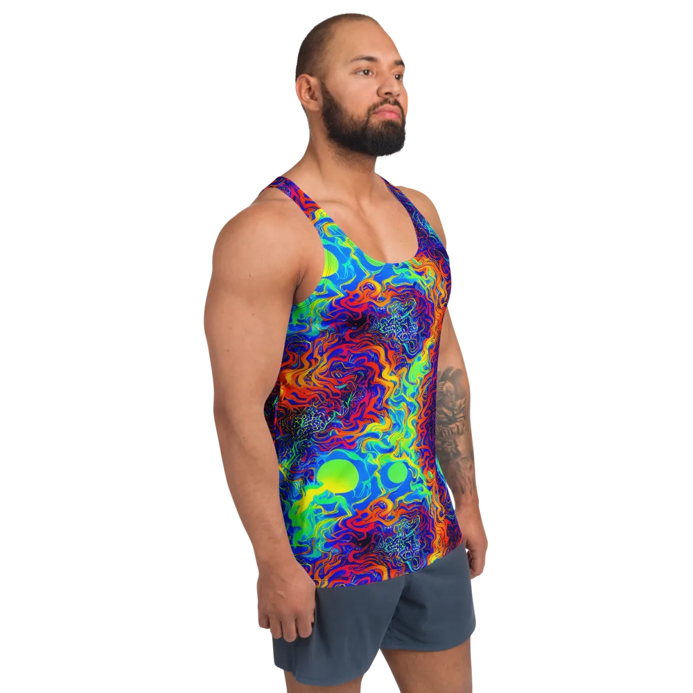 Luminous Havoc on Men's Tank Top — Right Front