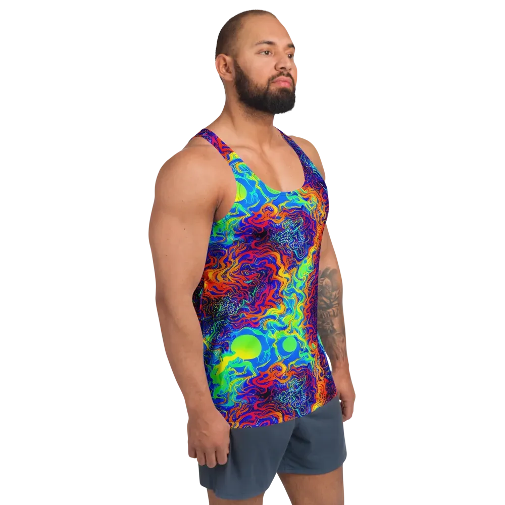 Luminous Havoc on Men's Tank Top — Right Front