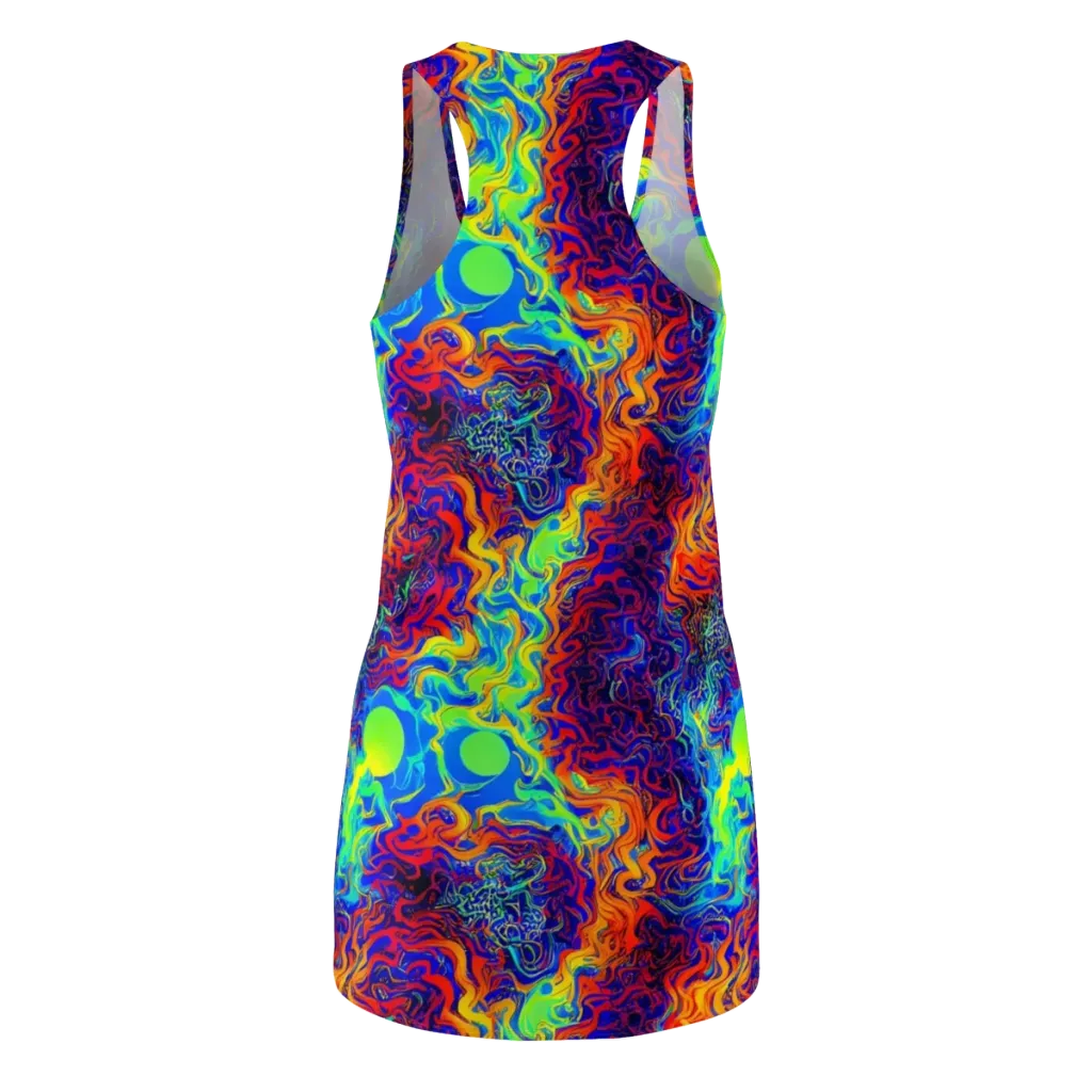Luminous Havoc on Racerback Dress — Back