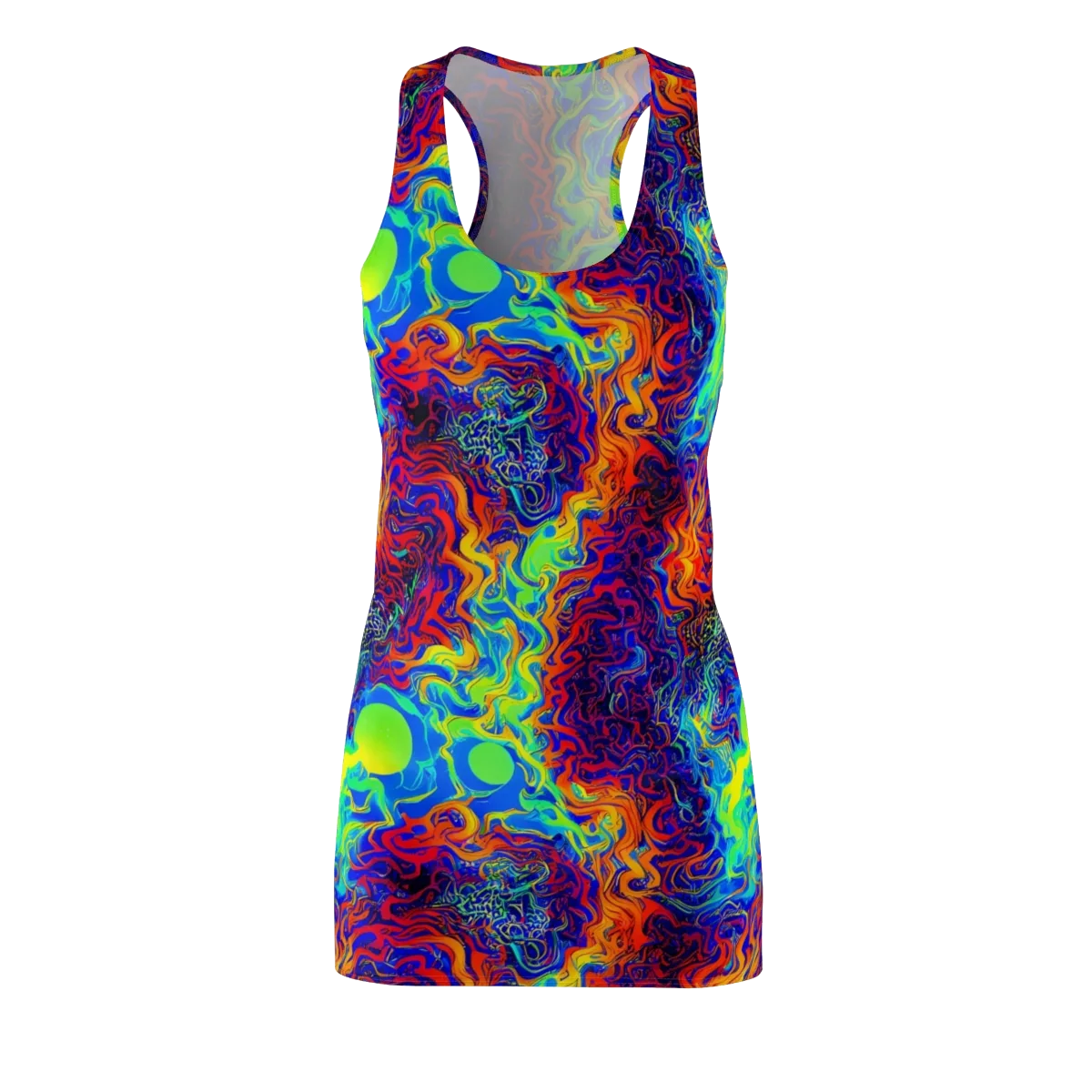 Luminous Havoc on Racerback Dress — Front