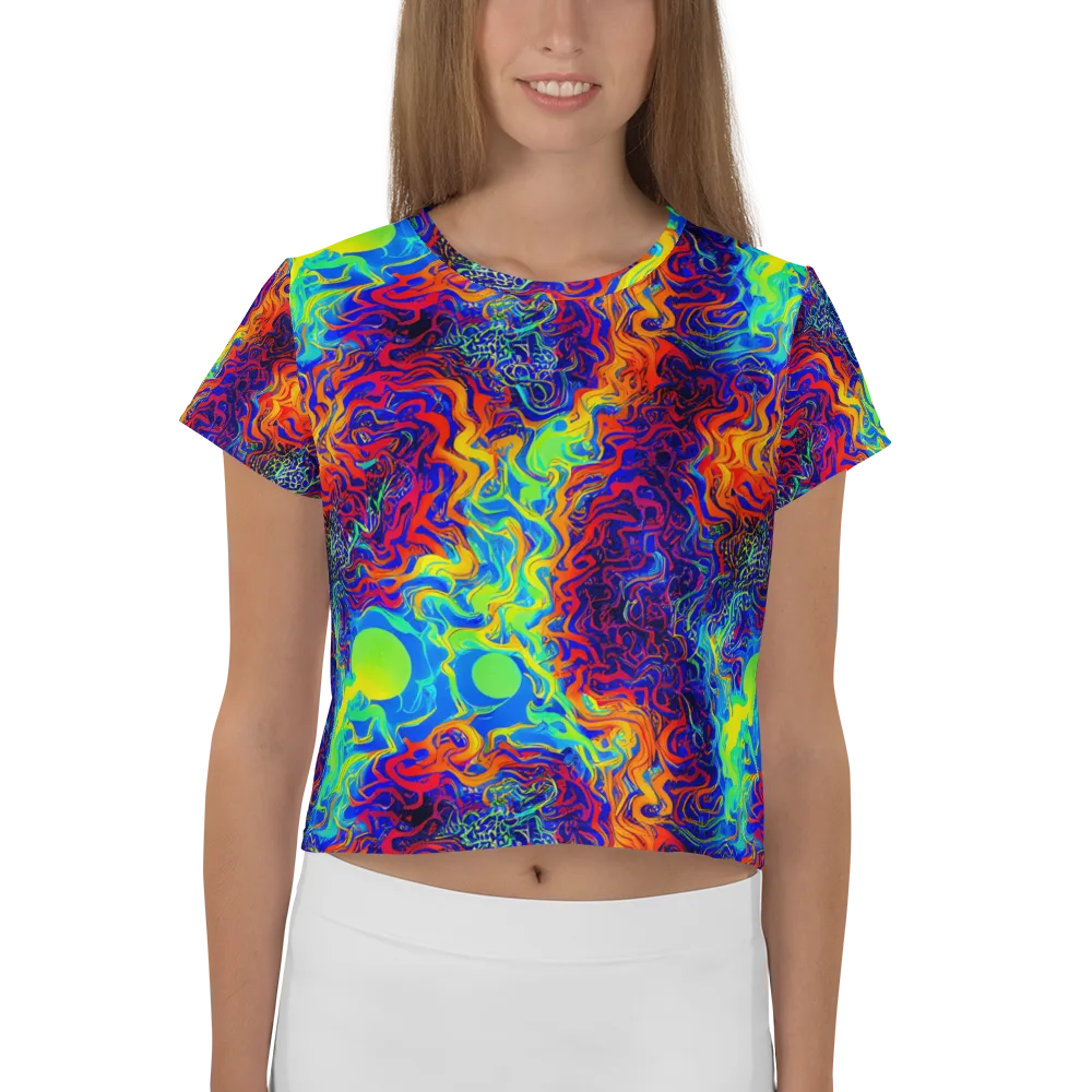 Luminous Havoc on Crop Tee — Front