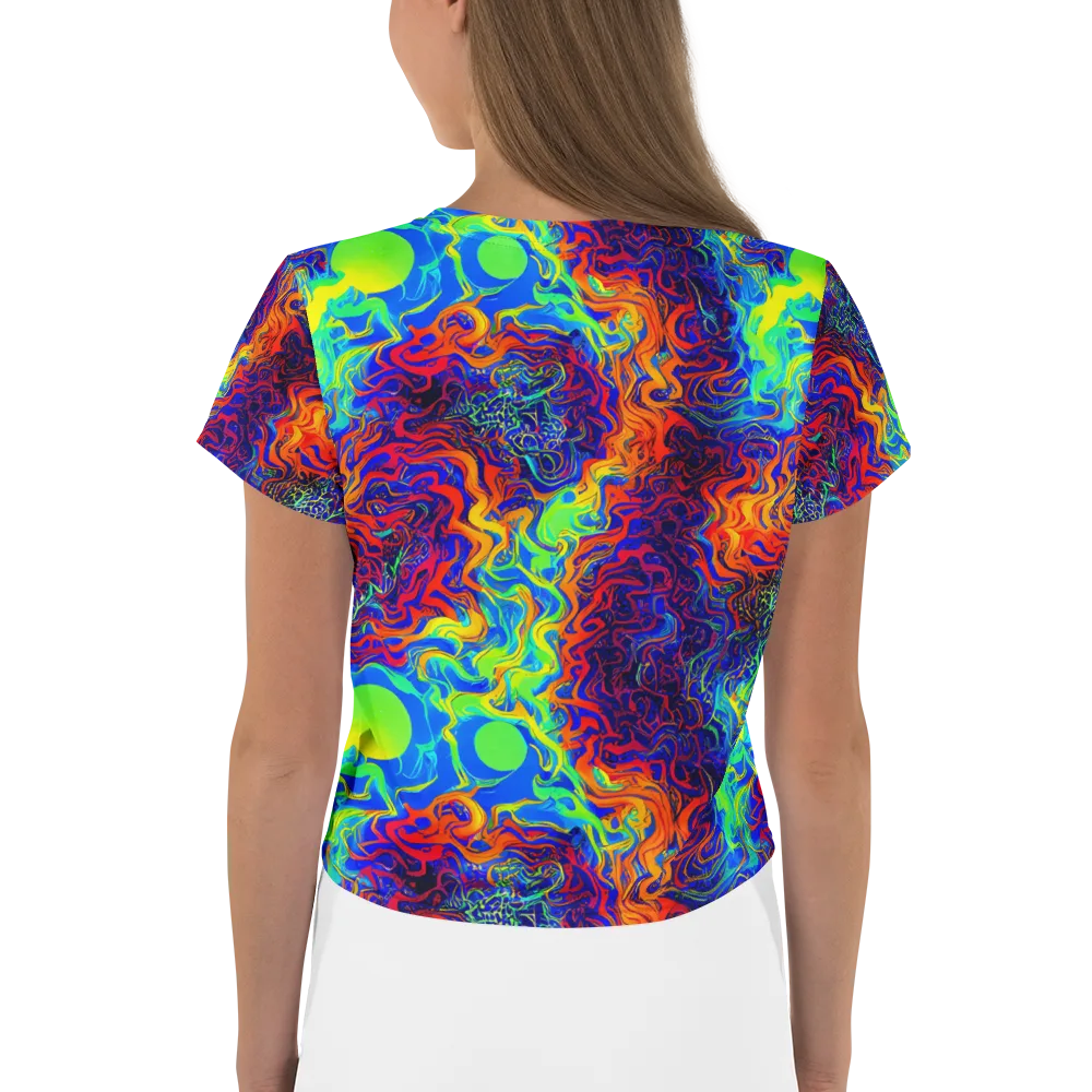 Luminous Havoc on Crop Tee — Back
