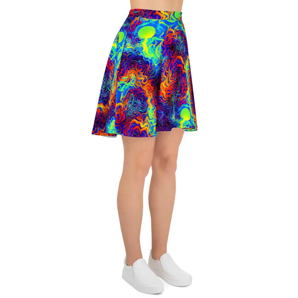 Luminous Havoc on Skater Skirt — Right