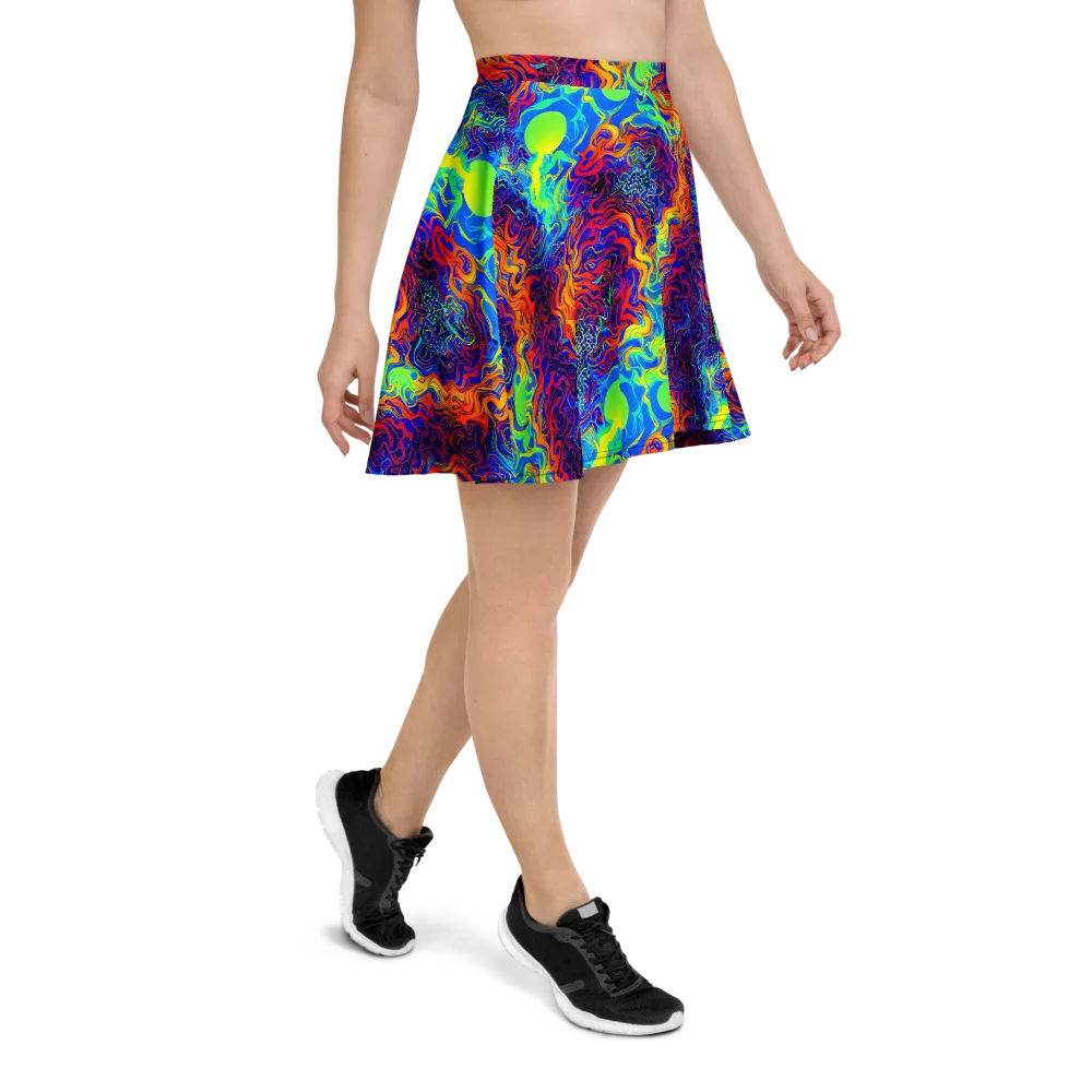 Luminous Havoc on Skater Skirt — Right