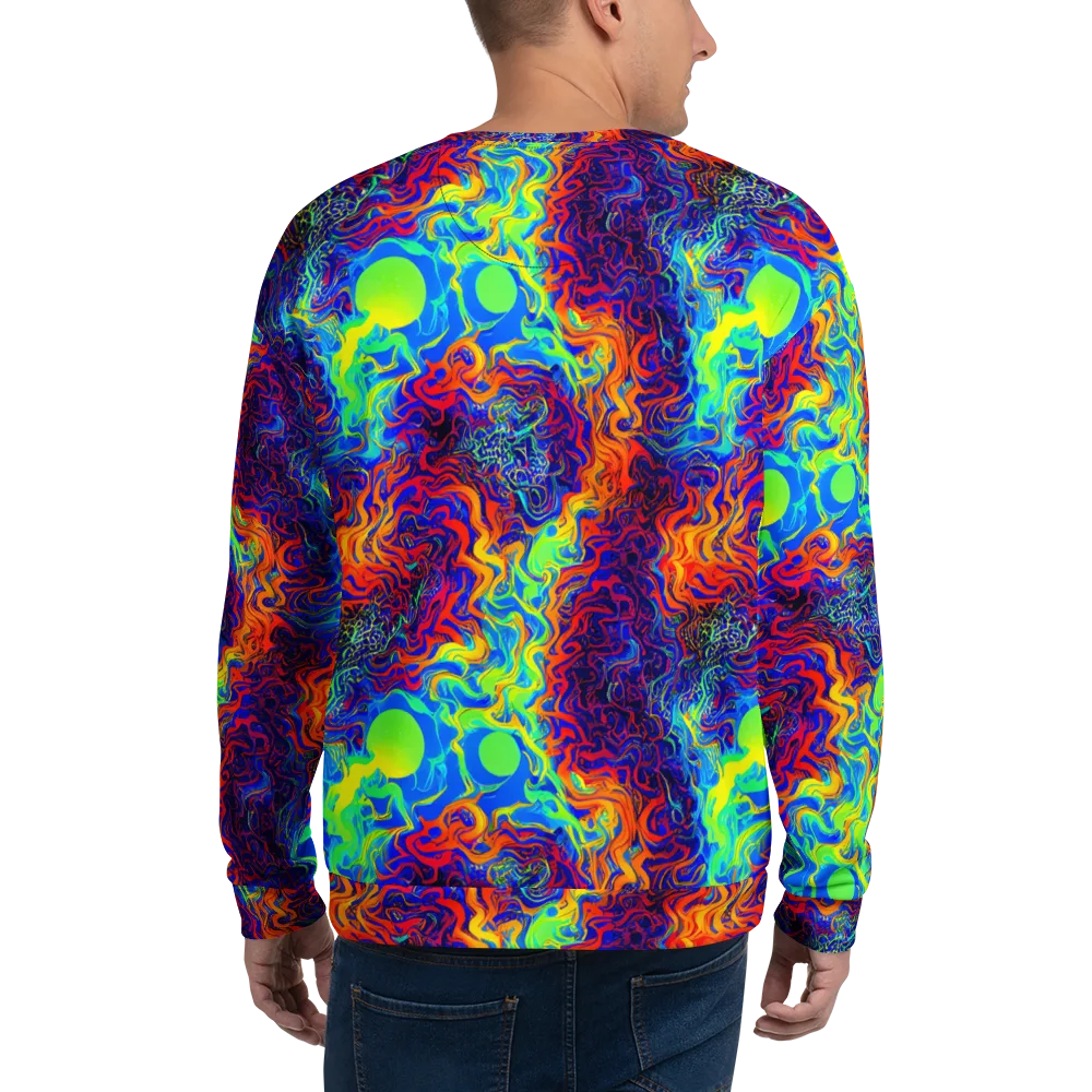 Luminous Havoc on Sweatshirt — Back