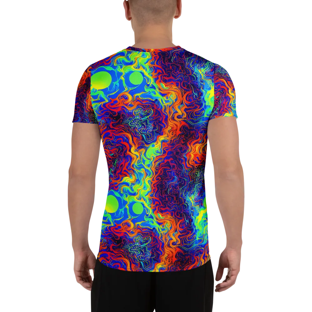 Luminous Havoc on Men's Athletic T-Shirt — Back