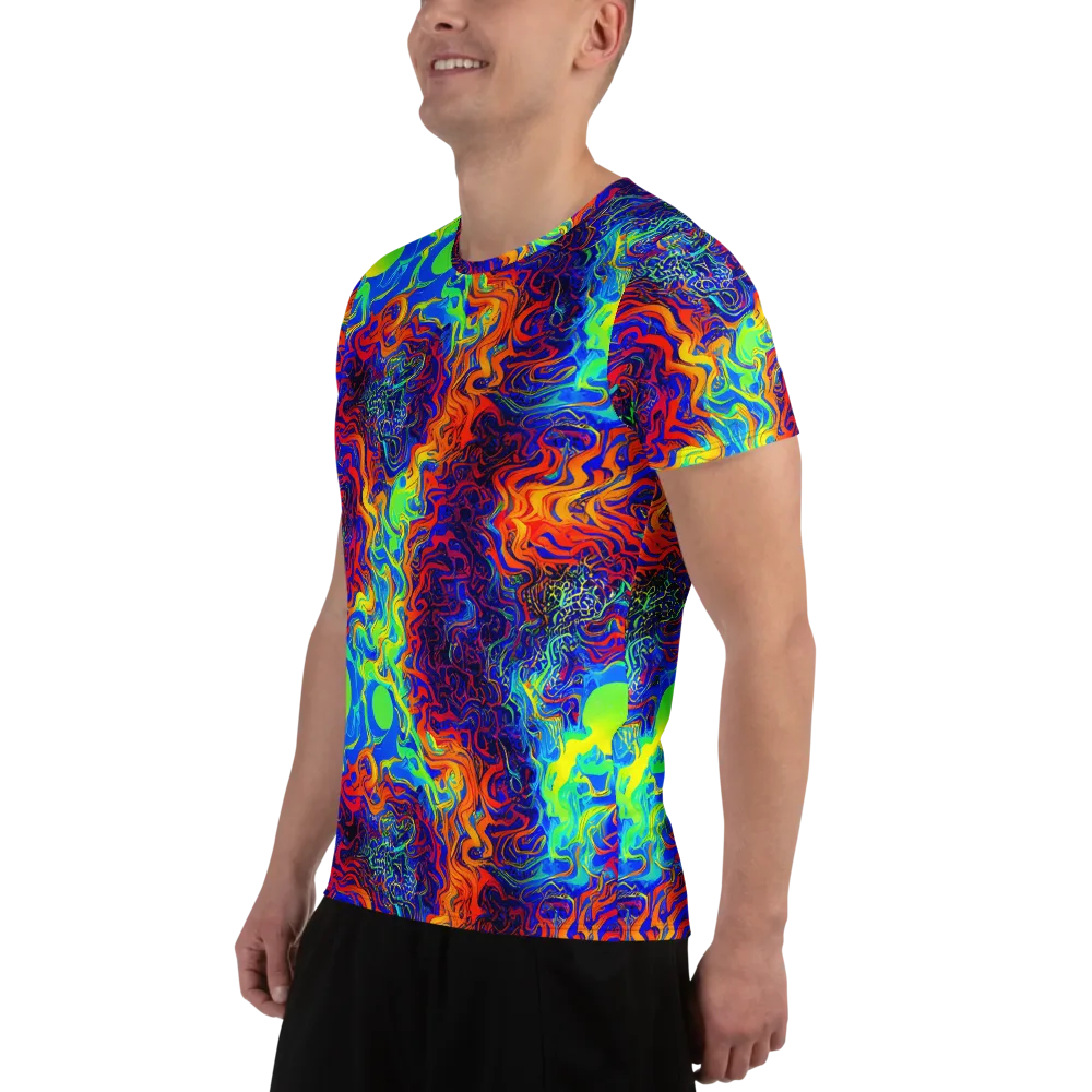 Luminous Havoc on Men's Athletic T-Shirt — Left