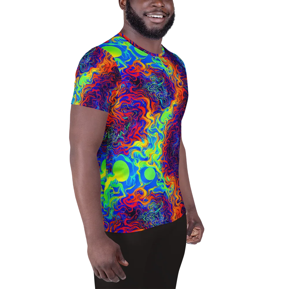 Luminous Havoc on Men's Athletic T-Shirt — Right