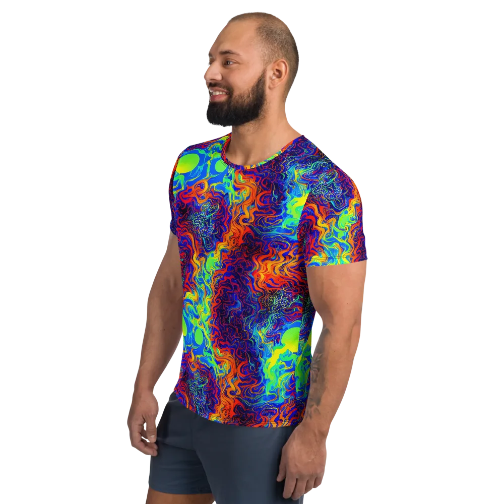 Luminous Havoc on Men's Athletic T-Shirt — Left