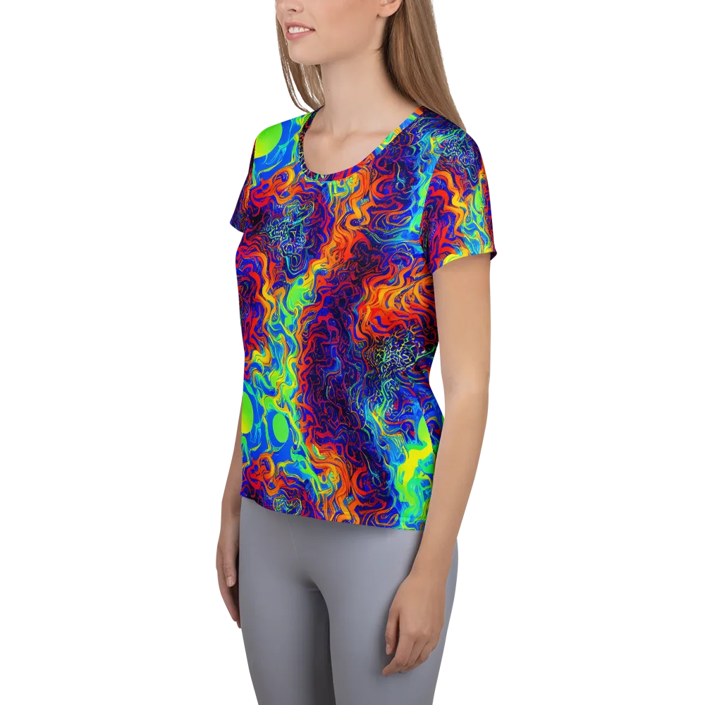 Luminous Havoc on Women's Athletic T-Shirt — Left