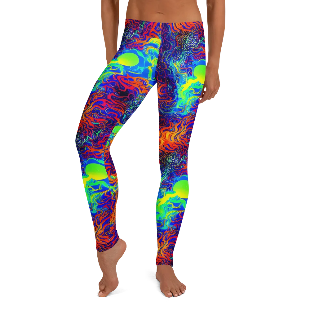 Luminous Havoc on Leggings — Front