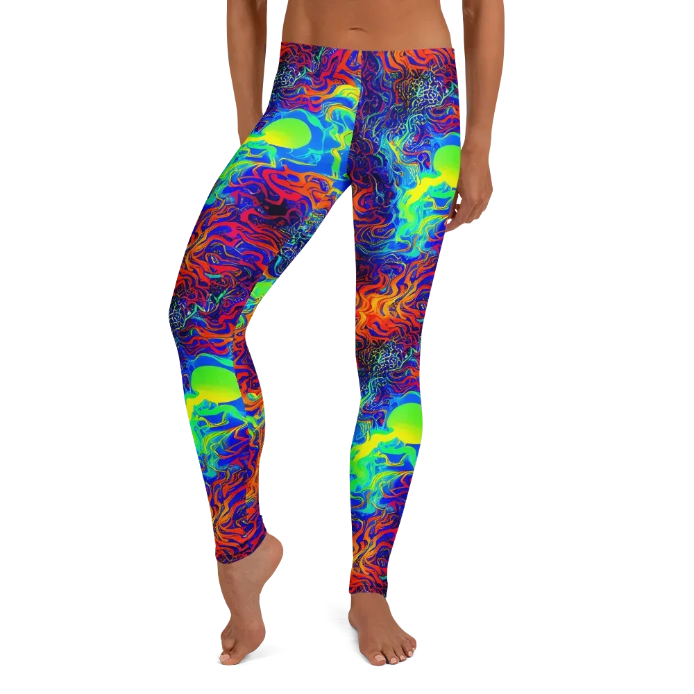 Luminous Havoc on Leggings — Front