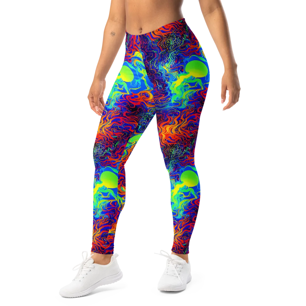 Luminous Havoc on Leggings — Left Front