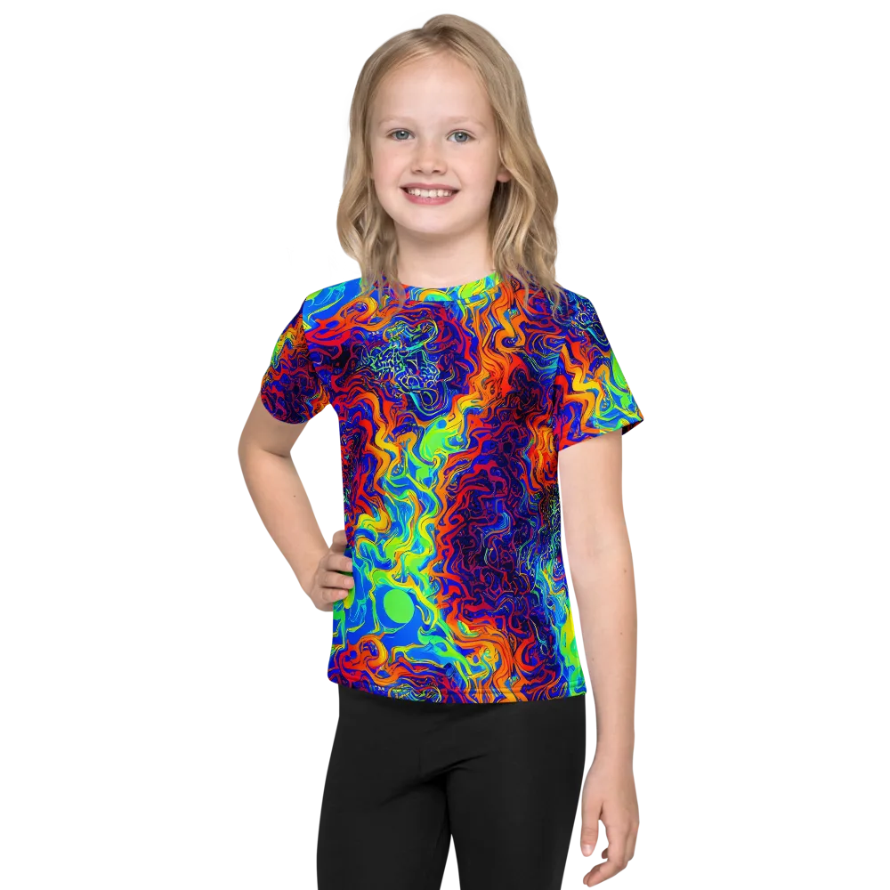 Luminous Havoc on Kids Crew Neck T-Shirt — Front