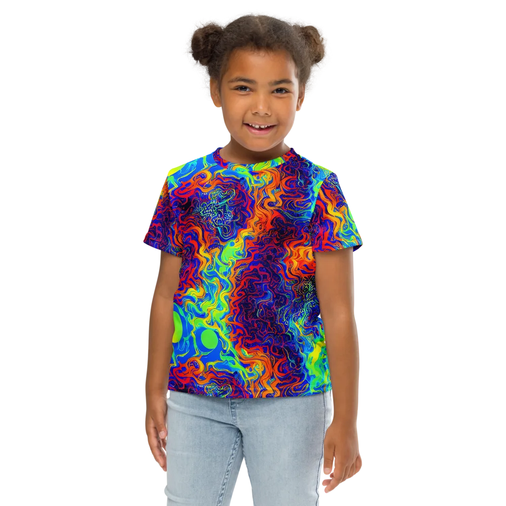 Luminous Havoc on Kids Crew Neck T-Shirt — Front