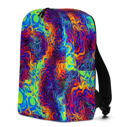 Luminous Havoc on a Minimalist Backpack