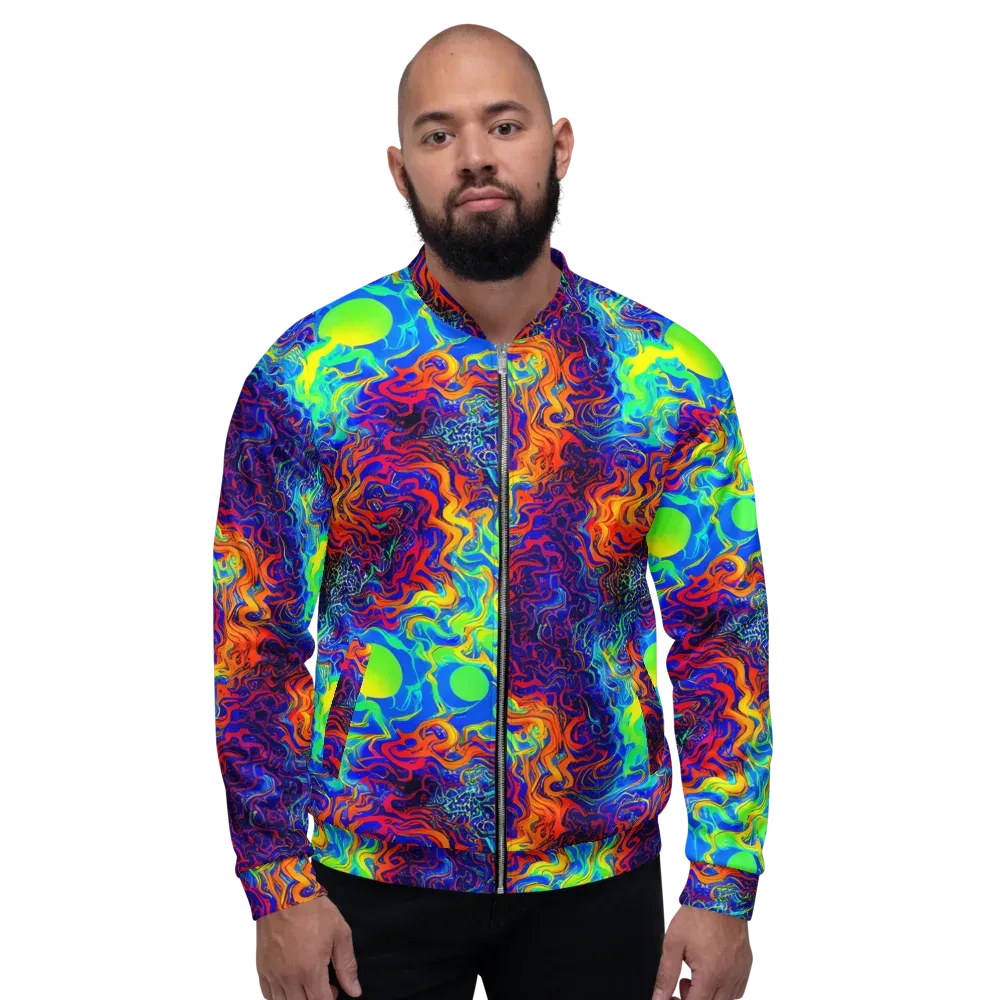 Luminous Havoc on Bomber Jacket — Front