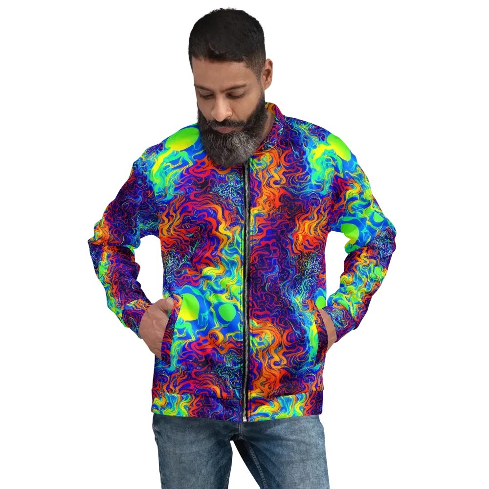 Luminous Havoc on Bomber Jacket — Front