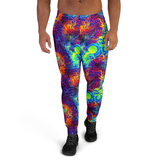 Luminous Havoc on a Men's Joggers