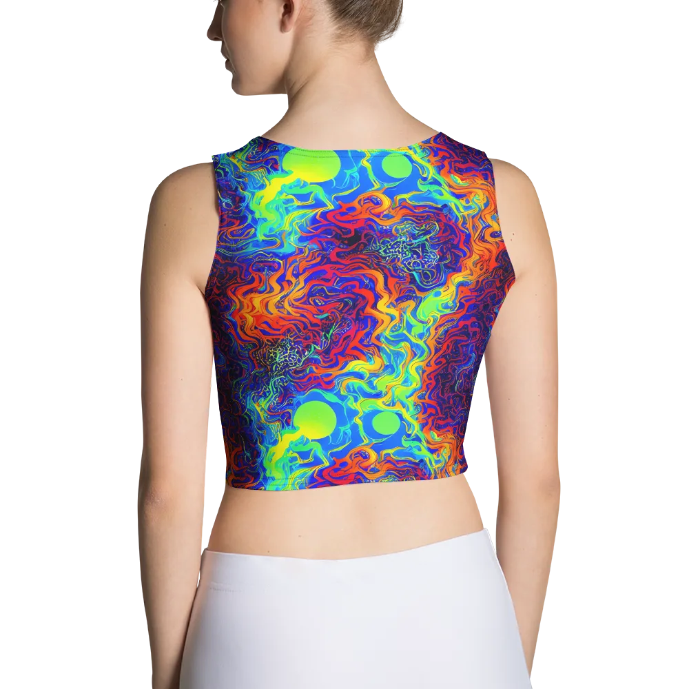 Luminous Havoc on Crop Top — Back