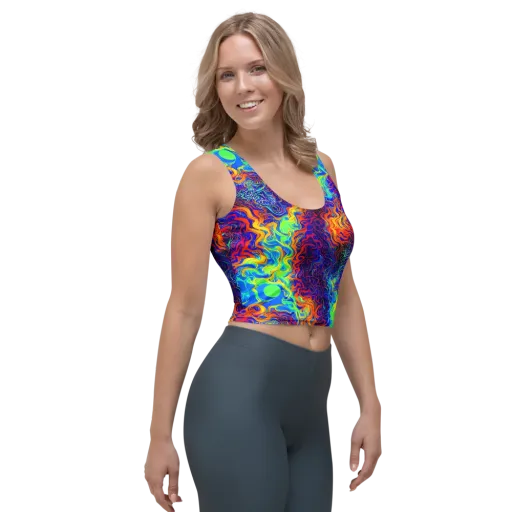 Luminous Havoc on a Crop Top